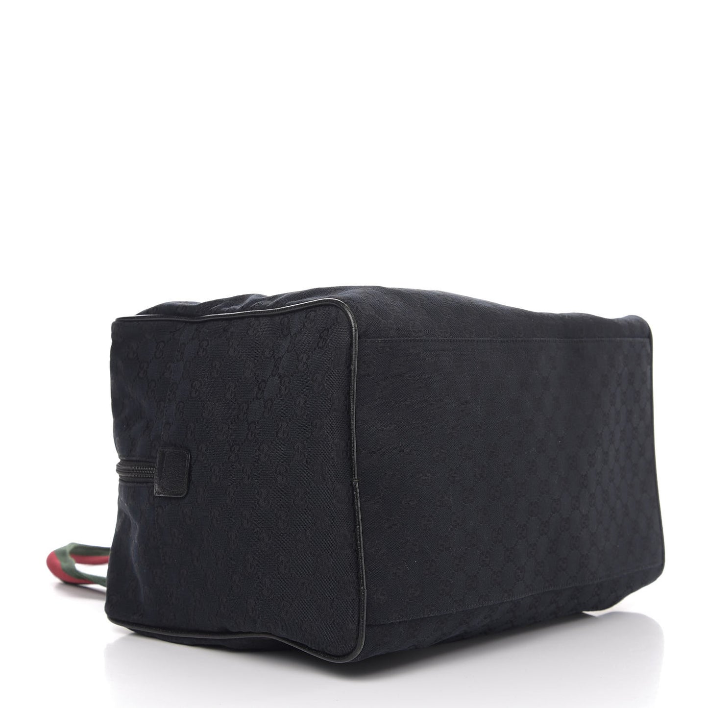 GG Monogram Web Medium Collapsible Carry On Duffle Black