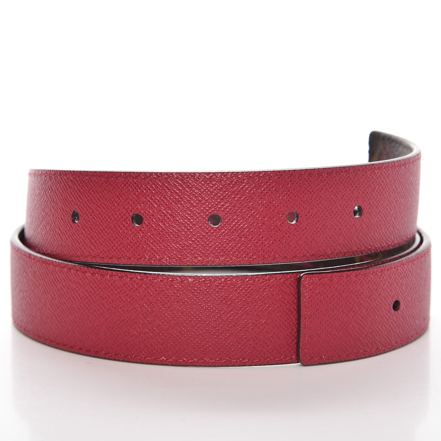 Louis Vuitton Rainbow Monogram 30mm LV Initiales Reversible Belt 80 32 Fuschia 7 of 9