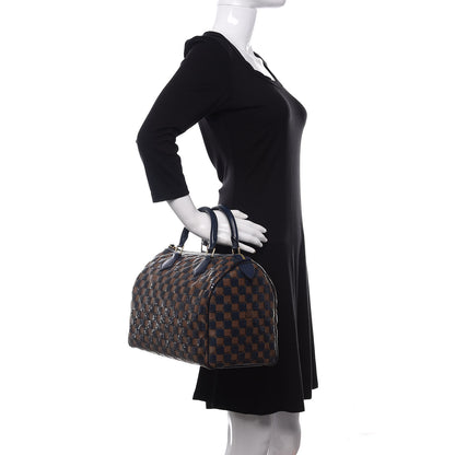 Louis Vuitton Damier Paillettes Speedy 30 Blue 2 of 10
