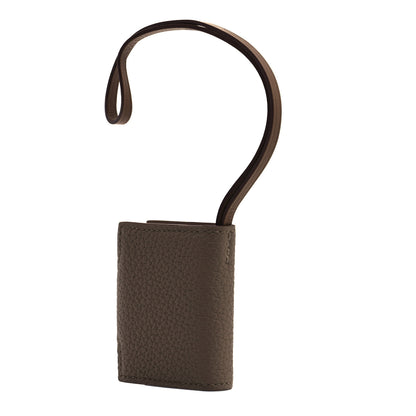 Hermes Togo Swift Ulysse Nano Bag Charm Etoupe Alezan 3 of 6