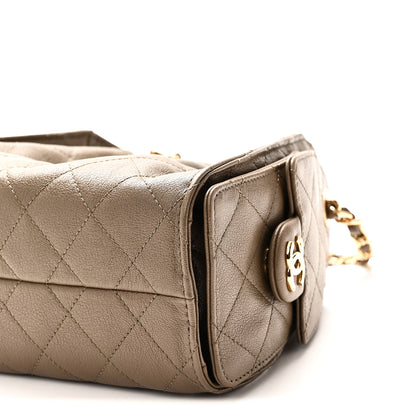 Chanel Caviar Quilted Mini Chanel 25 Handbag Dark Khaki 10 of 10