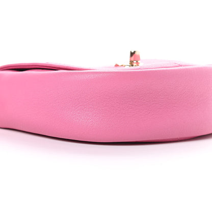 Chanel Goatskin Stitched Casual Trip Messenger Flap Pink 9 of 10