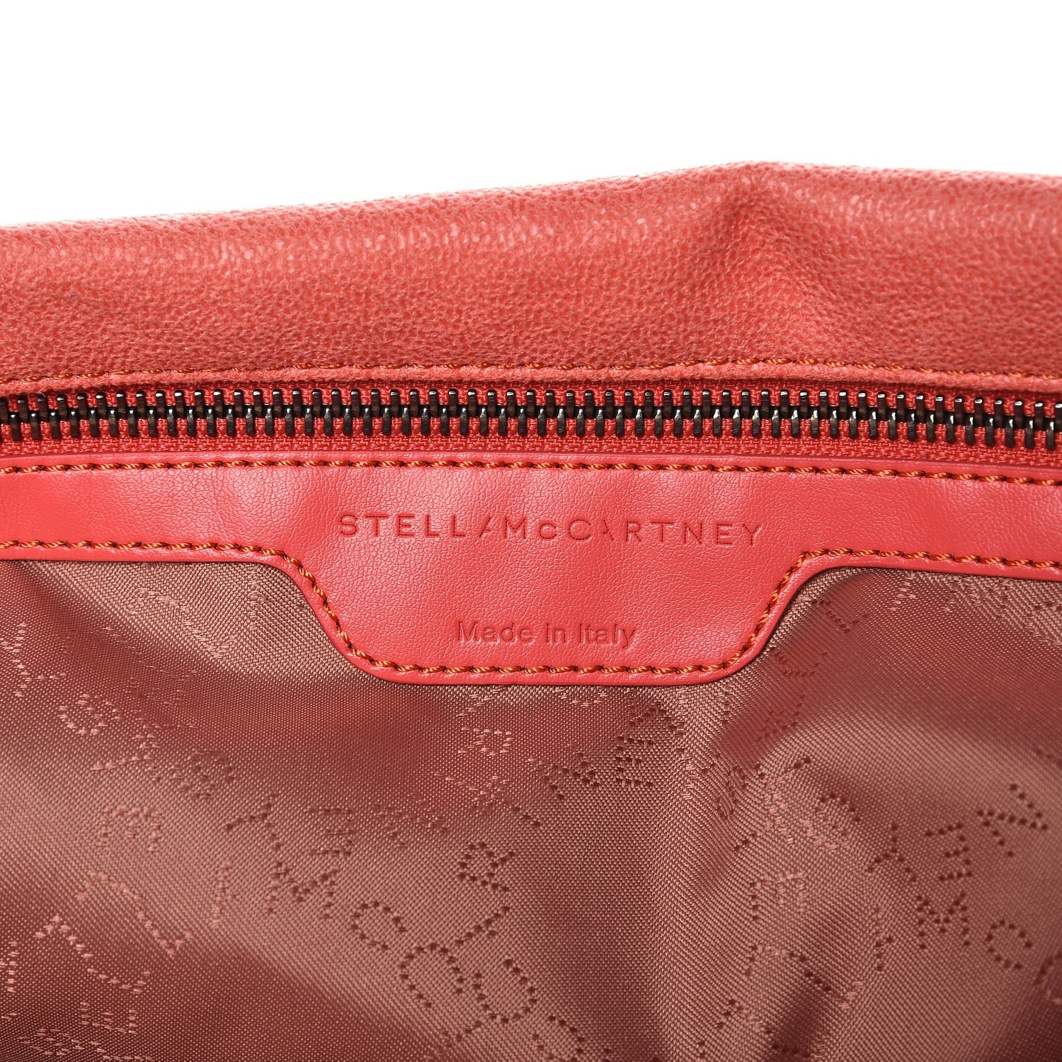 Stella McCartney Shaggy Deer Mini Falabella Fold Over Tote Peony 8 of 8