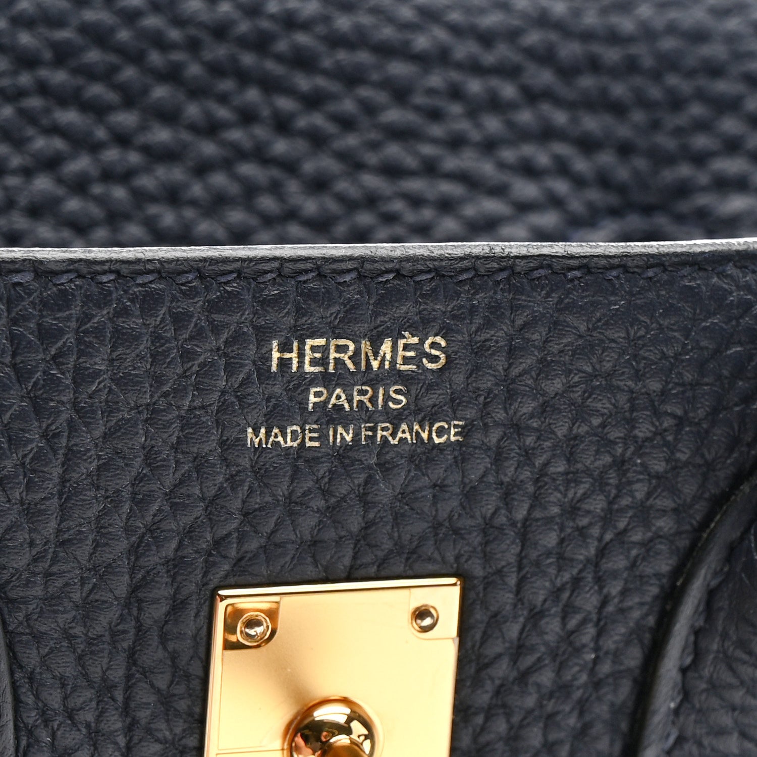 Hermes Togo Birkin 25 Bleu Nuit 9 of 21