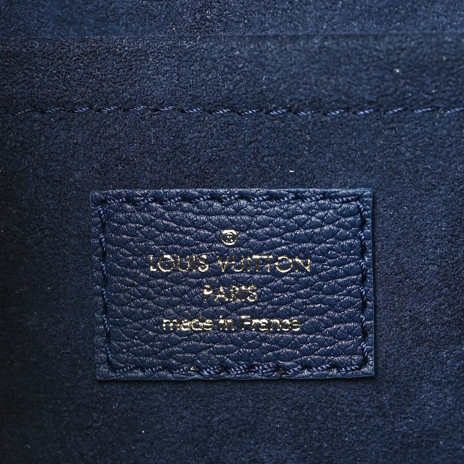 Louis Vuitton Soft Calfskin Mylockme Chain Bag BB Navy 6 of 9
