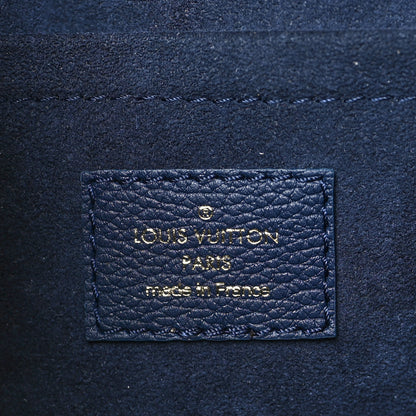 Louis Vuitton Soft Calfskin Mylockme Chain Bag BB Navy 6 of 9