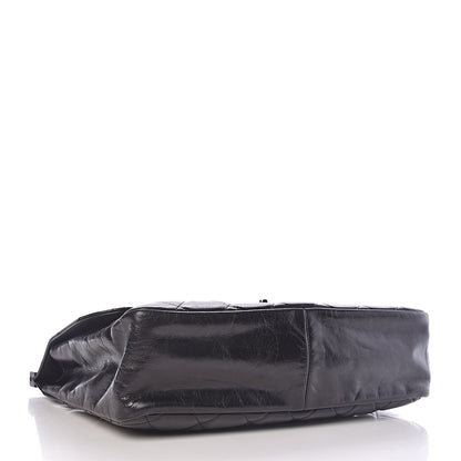 Chanel Glazed Calfskin Quilted Small CC Delivery Tote Black 4 of 10
