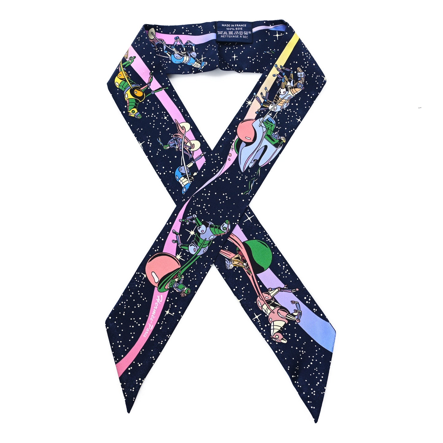 Silk Space Derby Twilly Marine Rose Multicolor