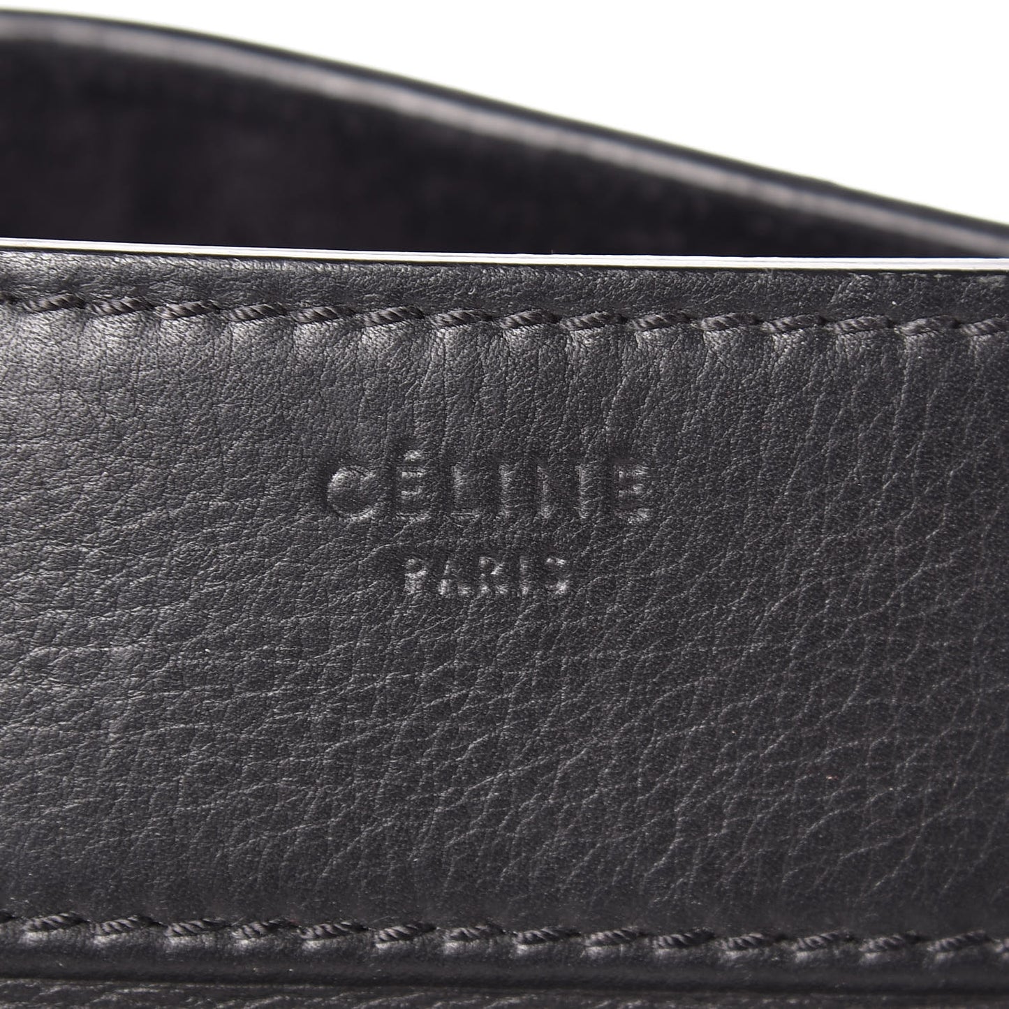Supple Calfskin Medium Phantom Luggage Black