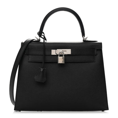 Hermes Epsom Kelly Sellier 28 Black 1 of 19