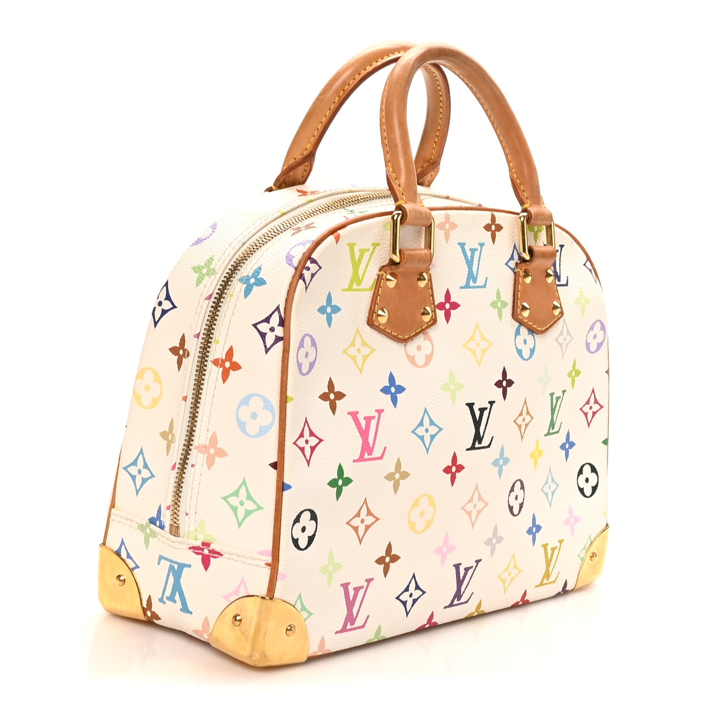 Monogram Multicolor Trouville White