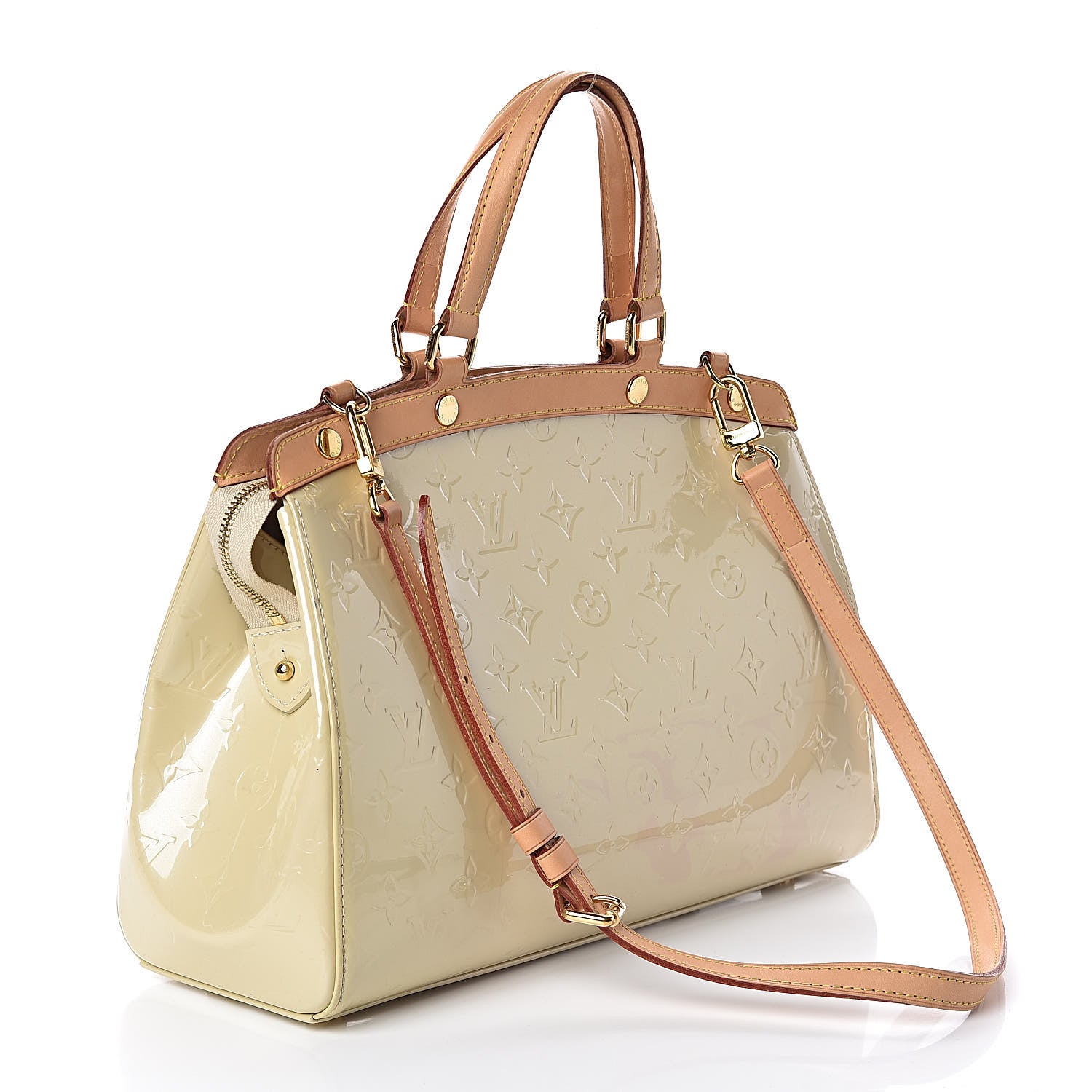 Louis Vuitton Vernis Brea MM Blanc Corail 4 of 13