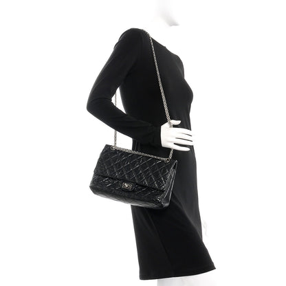 Chanel Aged Calfskin Quilted 2.55 Reissue 226 Flap Black 3 of 8