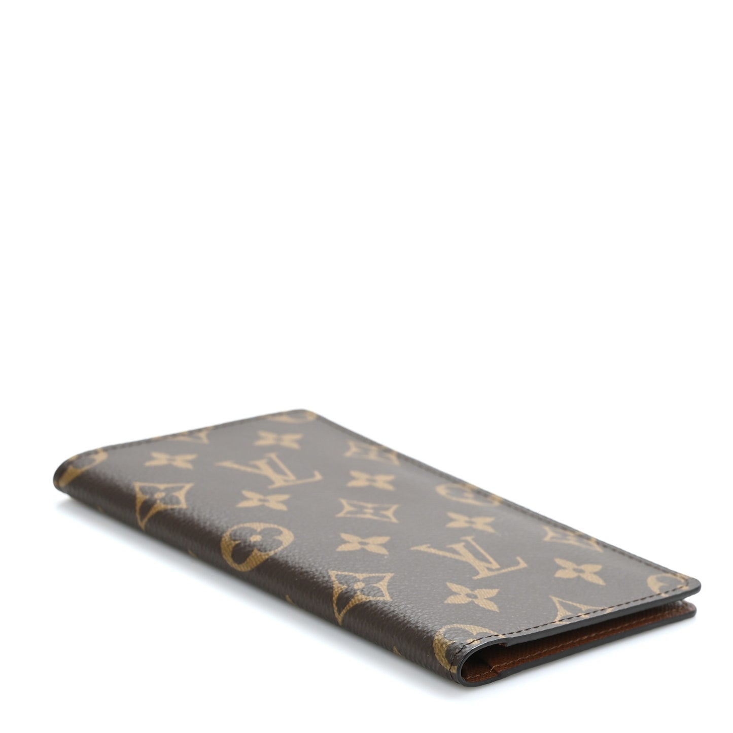 Monogram Checkbook Holder Case Wallet