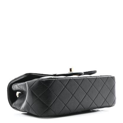 Chanel Lambskin Quilted Mini Rectangular Flap Black 4 of 11