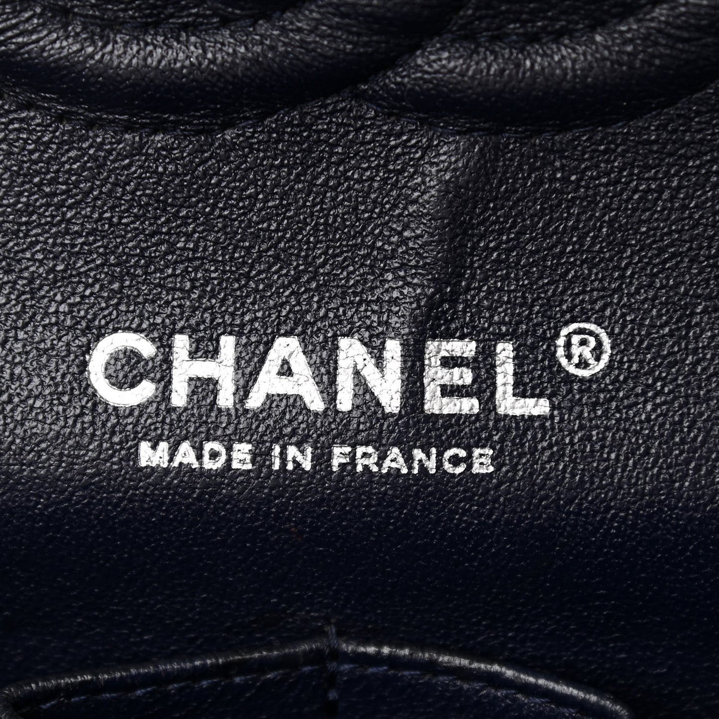 Caviar Quilted Medium Double Flap Navy