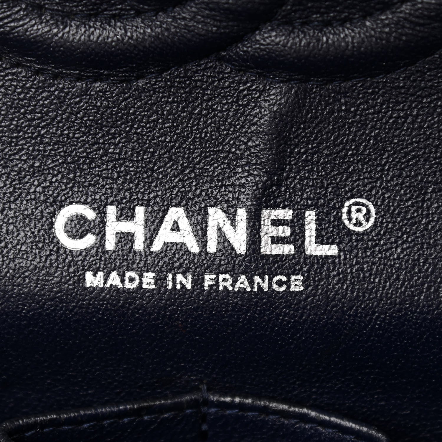 Chanel Caviar Quilted Medium Double Flap Navy 5 of 10