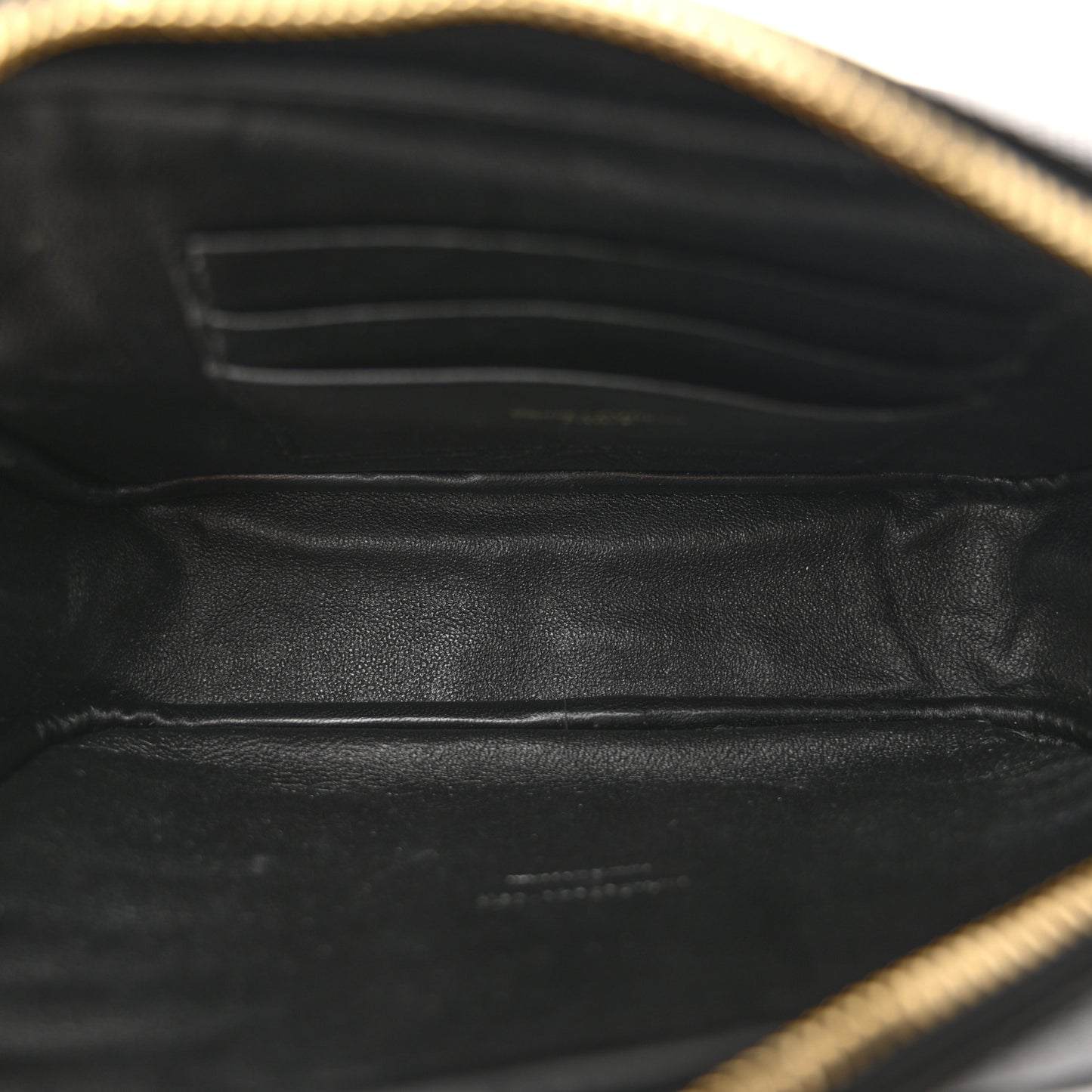 Grain De Poudre Matelasse Monogram Mini Lou Camera Bag Black