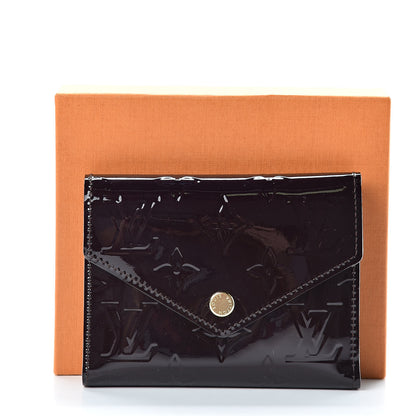 Louis Vuitton Vernis Victorine Wallet Amarante 7 of 7