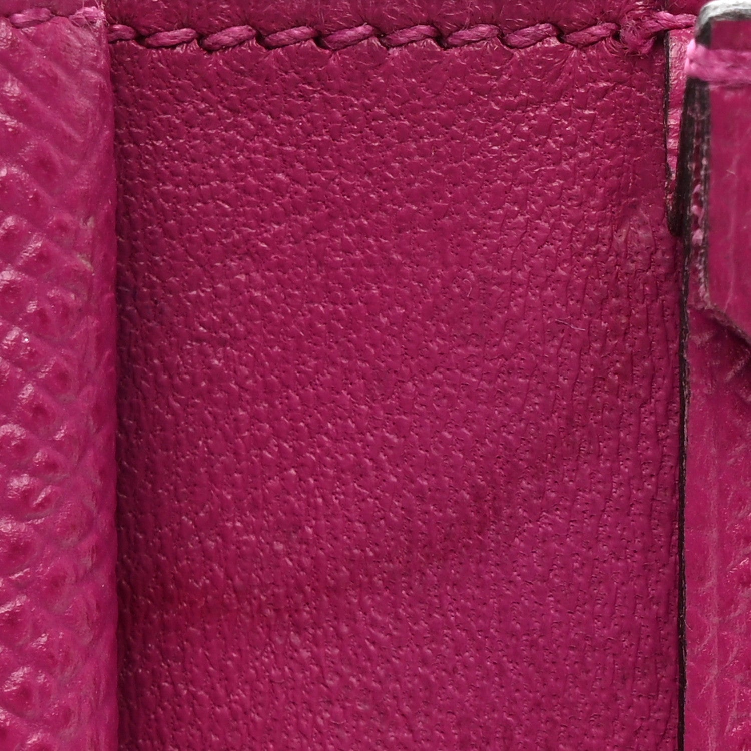 Hermes Epsom Mini Bearn Wallet Rose Pourpre 9 of 12