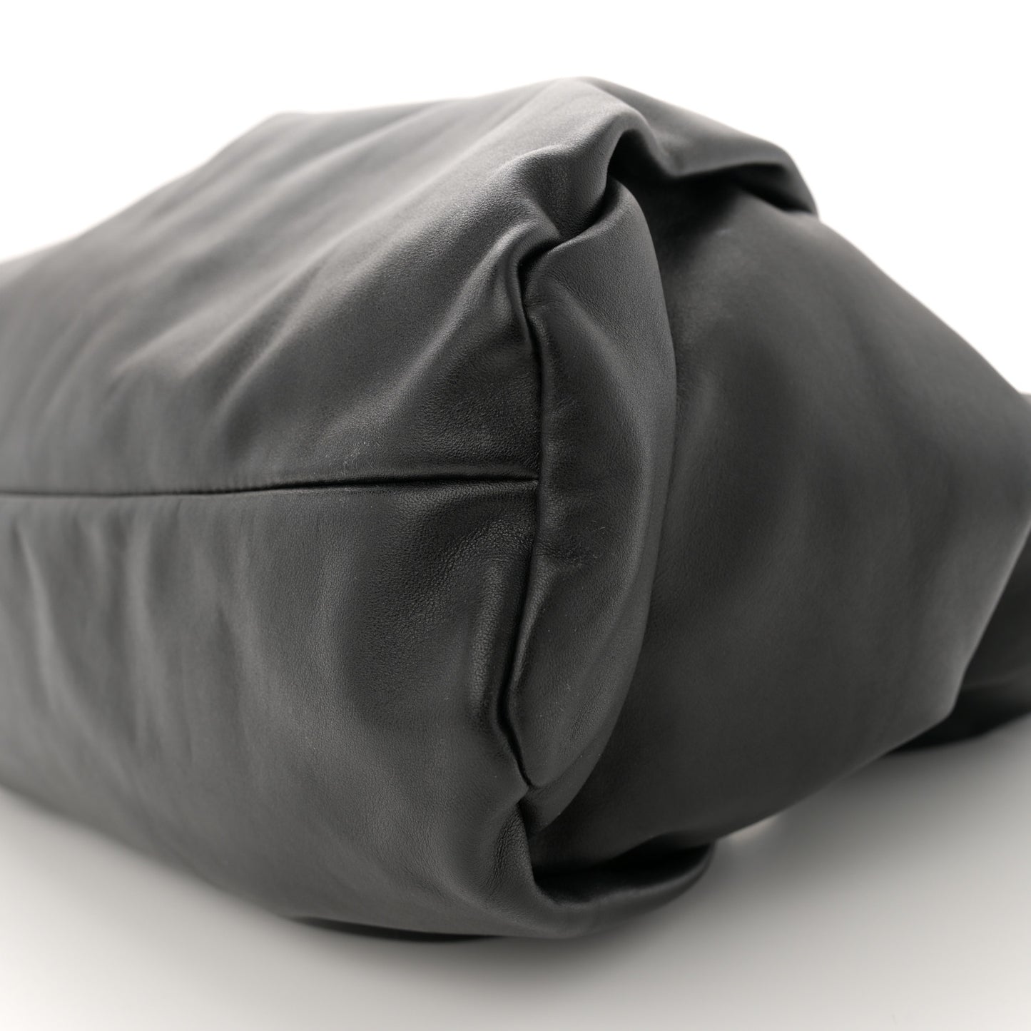 Smooth Butter Calfskin Small The Shoulder Pouch Black