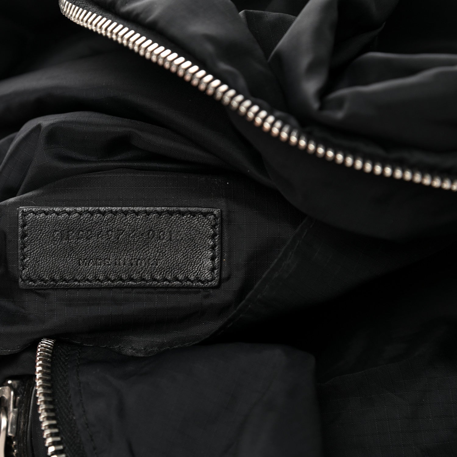 Saint Laurent Nylon City Fold Up Backpack Belt Bag Black 18 of 37