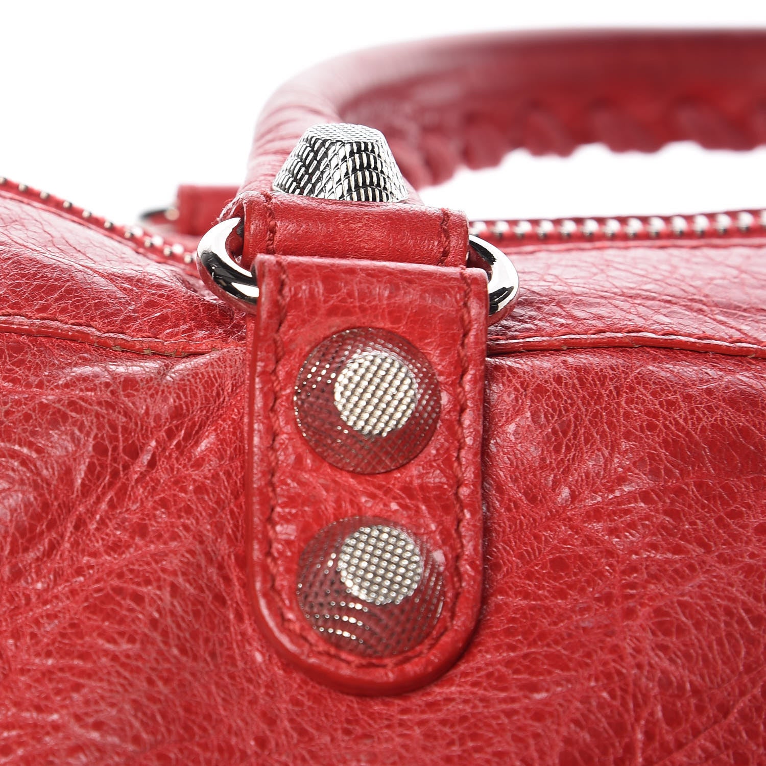 Balenciaga Agneau Giant 12 Silver Hardware Work Rouge Cardinal 14 of 20