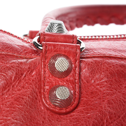 Balenciaga Agneau Giant 12 Silver Hardware Work Rouge Cardinal 14 of 20