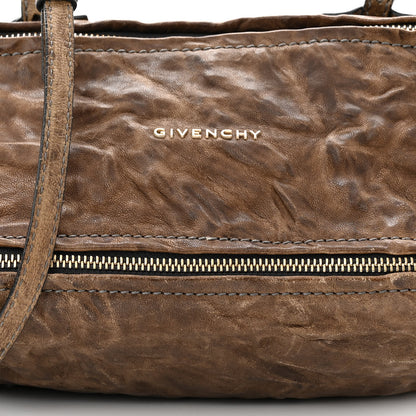 Givenchy Tumbled Sheepskin Mini Pandora Charcoal 8 of 12