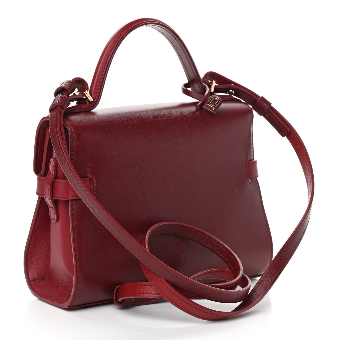 Calfskin Mini Tempete Satchel Red