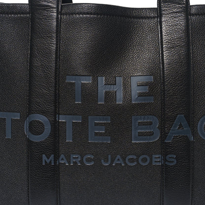 Marc Jacobs Grained Calfskin Large The Tote Bag Black 8 of 11