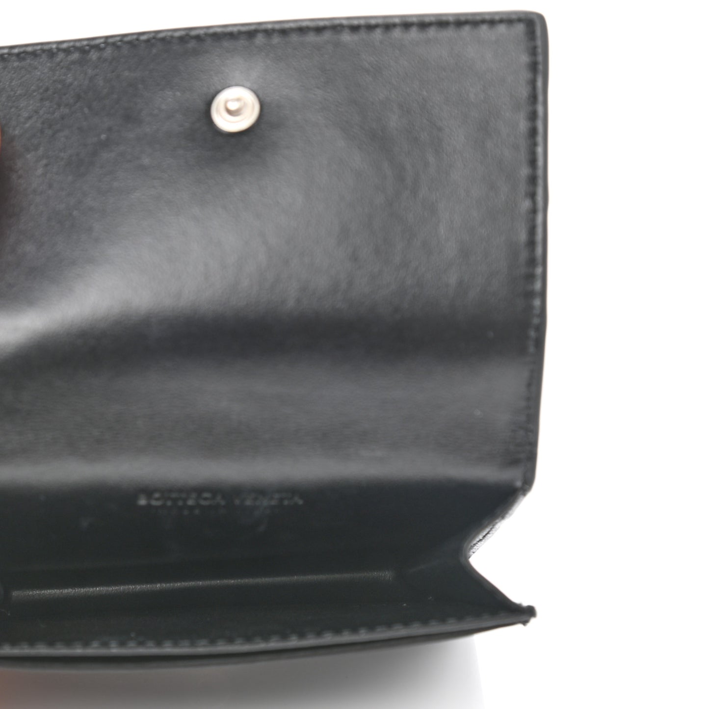 Nappa Intrecciato Card Holder Black