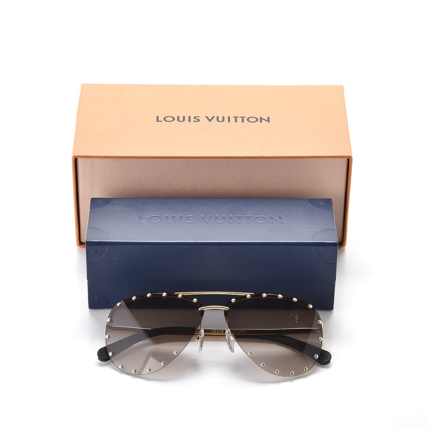 The Party Aviator Gradient Sunglasses Z0914U Brown