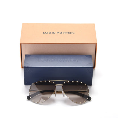 Louis Vuitton The Party Aviator Gradient Sunglasses Z0914U Brown 7 of 7