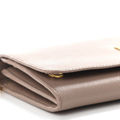 Prada Vitello Move Chain Wallet Cammeo 8 of 11