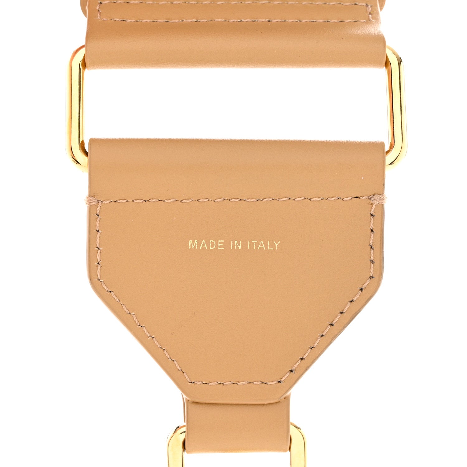 Fendi Ribbon Vitello King FF 1974 Adjustable Strap You Marrone Pink 4 of 4