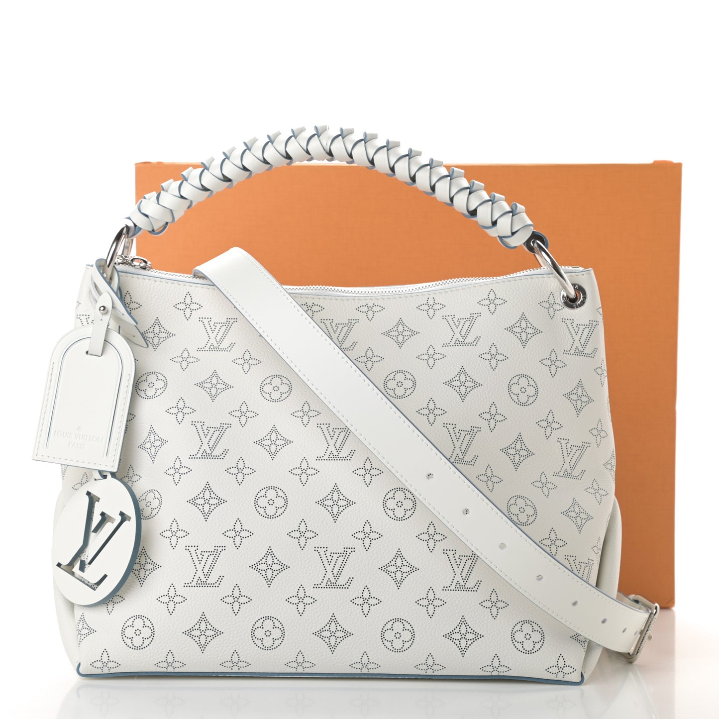 Mahina Beaubourg Hobo MM Snow Orage Blue