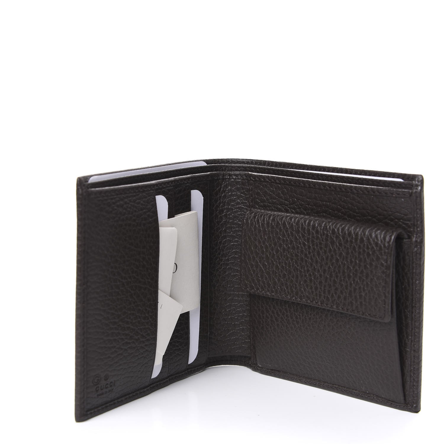 Gucci Monogram Bi-Fold Wallet Dark Brown 4 of 7