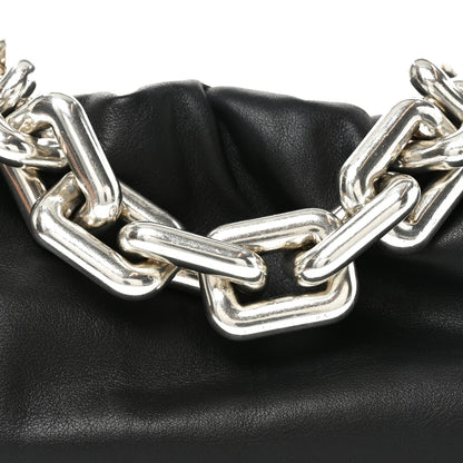 Bottega Veneta Calfskin The Pouch Chain Black 9 of 11