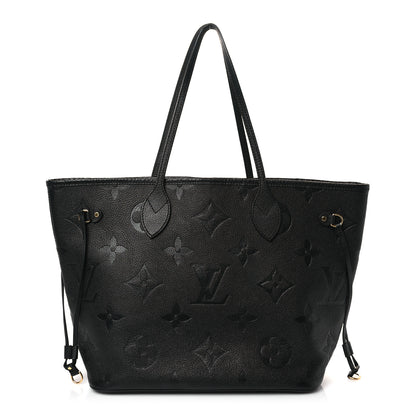 Louis Vuitton Empreinte Monogram Giant Neverfull MM Black 1 of 8