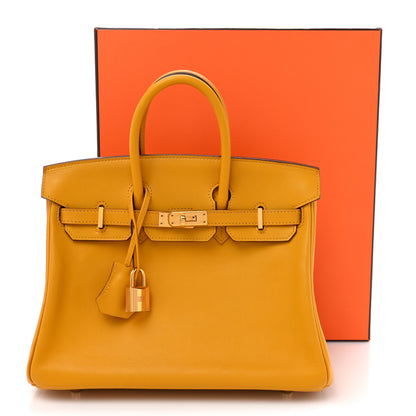 Hermes Swift Birkin 25 Jaune Ambre 20 of 20