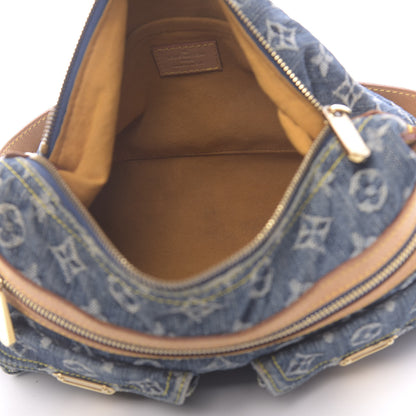 Louis Vuitton Monogram Denim Baggy PM Blue 5 of 9