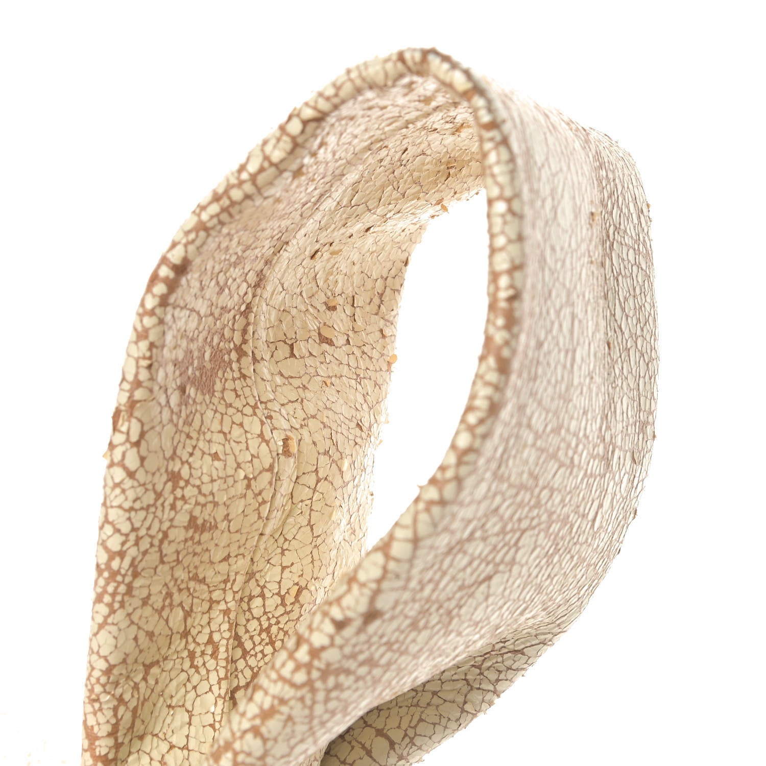 Bottega Veneta Crackled Calfskin BV Twist Zabaione 6 of 6