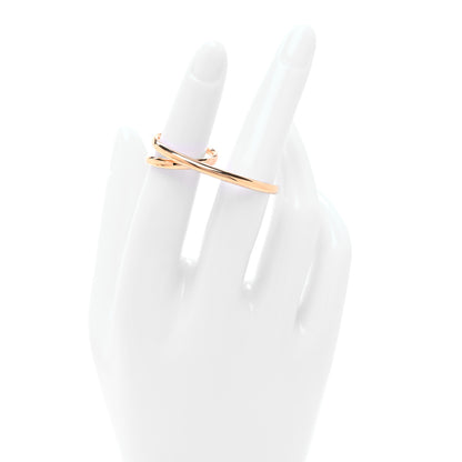 Hermes 18K Rose Gold Chaine d'Ancre Punk Double Ring 52 6 2 of 4