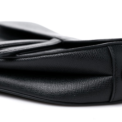 Christian Dior Grained Calfskin Saddle Bag Black 9 of 9