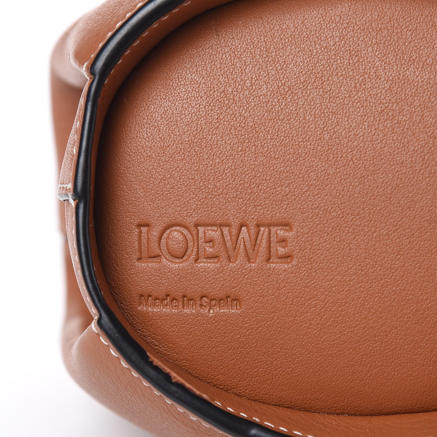 Loewe Calfskin Mini Elephant Crossbody Bag Tan 6 of 8