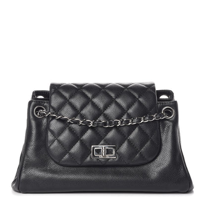 Chanel Caviar Quilted Accordion Mademoiselle Flap Black 1 of 10