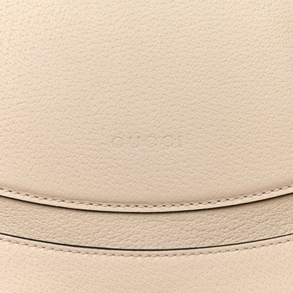 Gucci Grained Calfskin Web Stripe Butterfly Medium Totem Top Handle Bag White 7 of 13