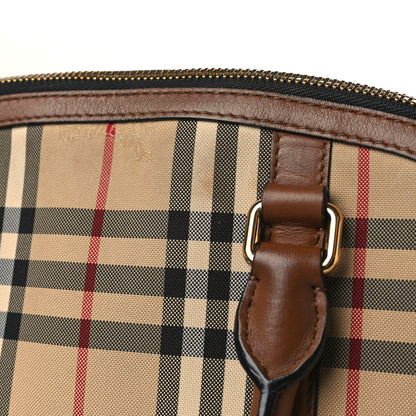 Burberry Horseferry Check Small Orchard Bowling Bag Tan 11 of 11