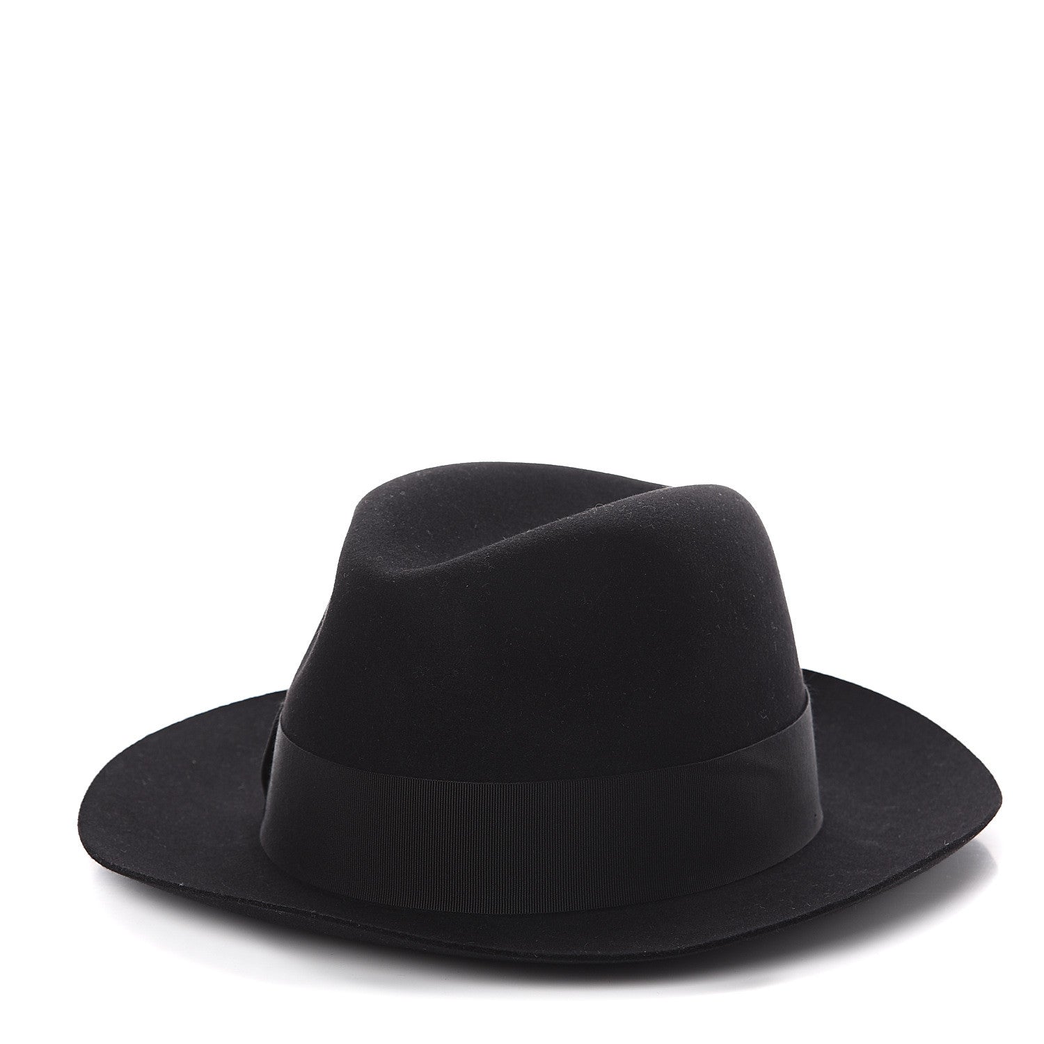 Hermes Rabbit Felt Hare Felt Paris Hat 58 Black 1 of 7